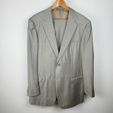 Ermenegildo Zegna Su Misura Trofeo Lt Gray Wool 2-Piece Suit IT54R US44R