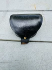 Reproduction Civil War leather musket cap belt pouch Union