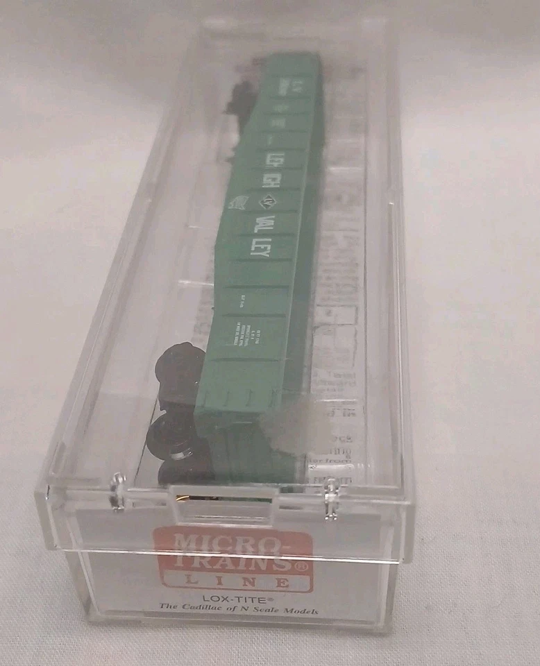 Lehigh Valley LV 37048 50' Gondola Fishbelly Side w/drop Ends N-scale Train - Image 3 of 4