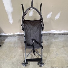 IKEA Gray/Black Umbrella Stroller, Single Seat, Folding with Hood/Canopy
