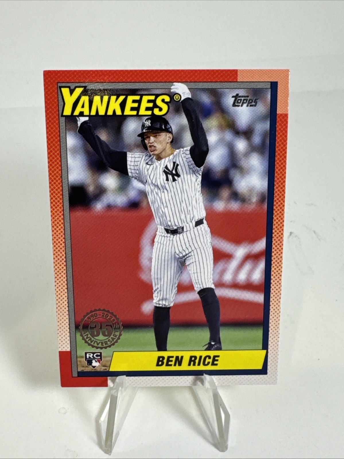 2025 Topps 1990 Topps Baseball 35th Anniversary Ben Rice #T90-19