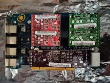 Digium Wildcard TDM410 PCI Analog Card 2 FXO 2 FXS Hardware Echo Cancellation