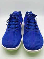 Nike Zoom Rival Distance Track  Field Spike Shoes Blue/White Men  s Size 12