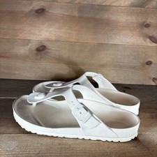 Birkenstock Gizeh Eva womens size 9 shoes white thong slip on comfort sandals