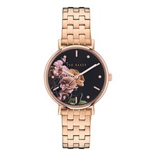 Image of Ted Baker Phylipa Ladies Black Dial Romance 34mm Watch BKPPHF306