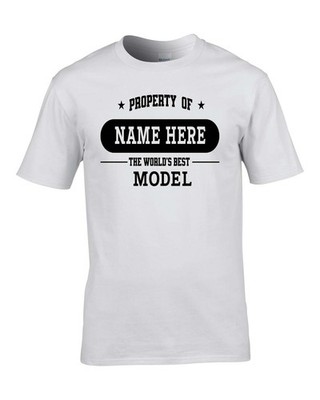 PERSONALISIERTES HERREN T-SHIRT - EIGENTUM DES WELTBESTEN MODELLS