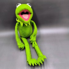 Muppets Kermit Plush Stuffed Animal Doll 850 Fisher Price Vintage 1976 no tag