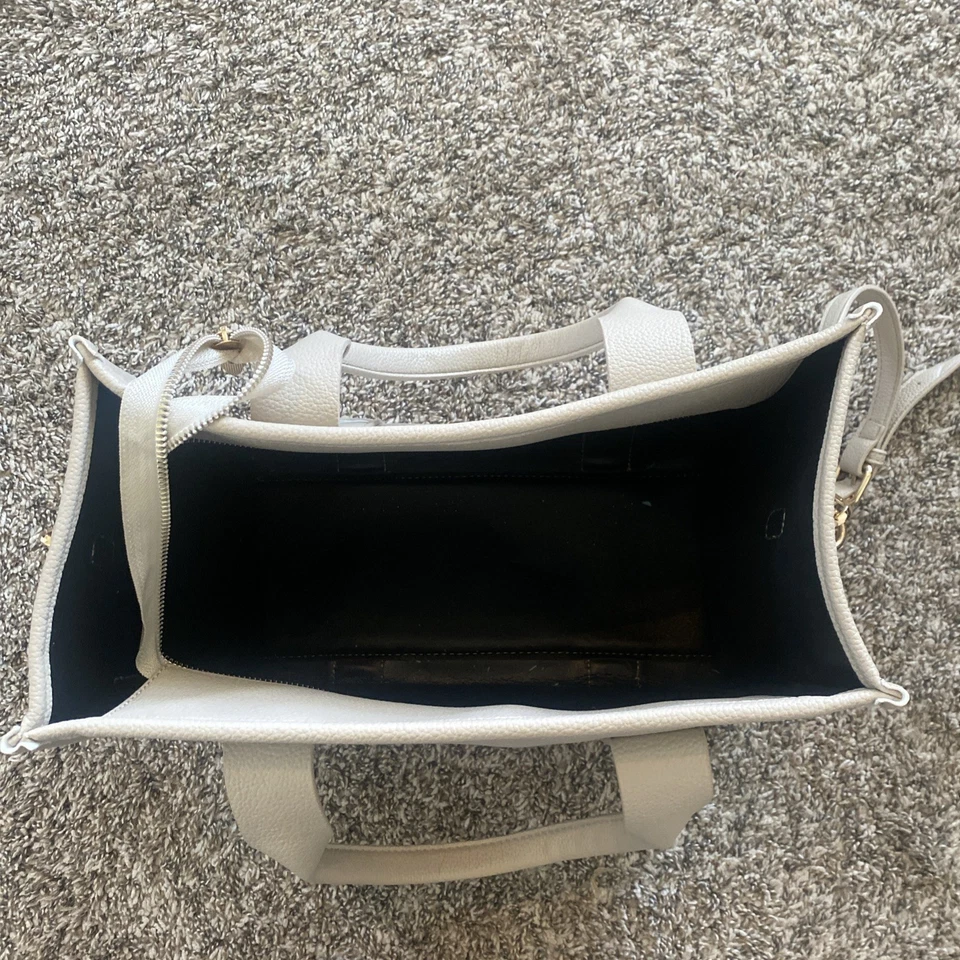 THE TOTE BAG, 1984 NYC imitación cuero, bolso mediano tostado - EXCELENTE ESTADO Foto 3 de 3