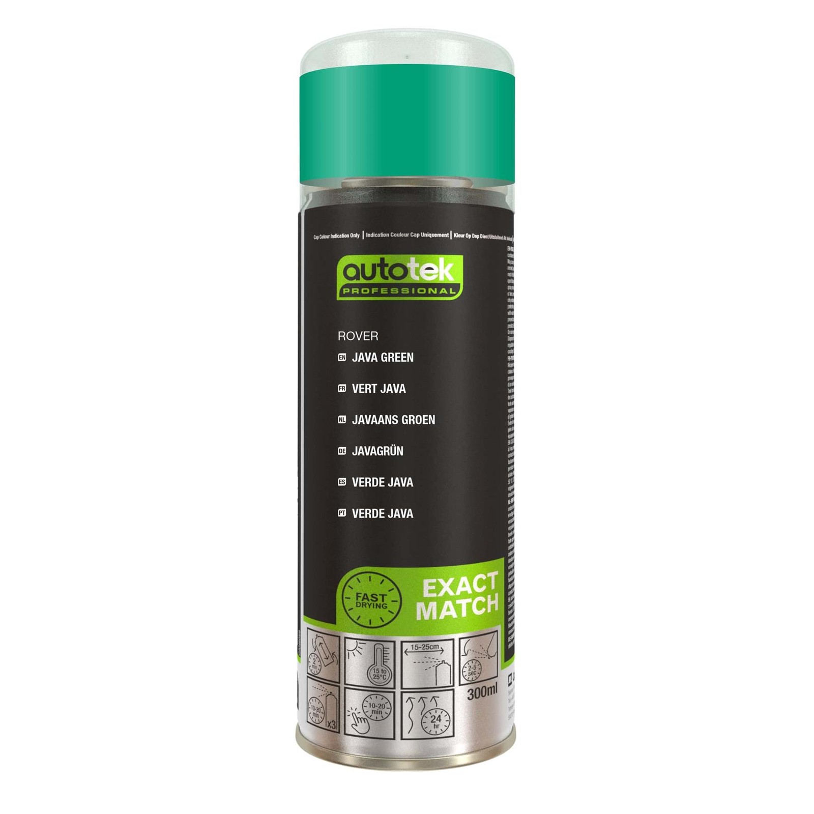Autotek Rover Java Green Fast Drying Aerosol Spray Paint 300ml