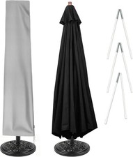 Patio Umbrella Covers 420D Oxford Waterproof Umbrella Cover with Zipper for 8ft