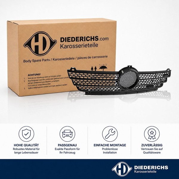 KÜHlergitter Diederichs 1662040 FÜR Mercedes KÜHlergrill Frontgrill-image
