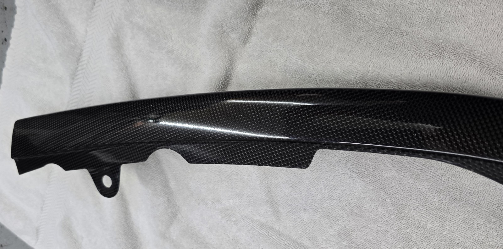 Ferrari SF90 Carbon Fiber Front Side Spoiler Splitter 872647 Front Bumper RIGHT