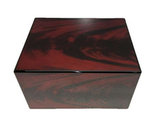Wooden Urn Box - Urn for Human Ashes - Adult Cremation urn - Memorial Box Large