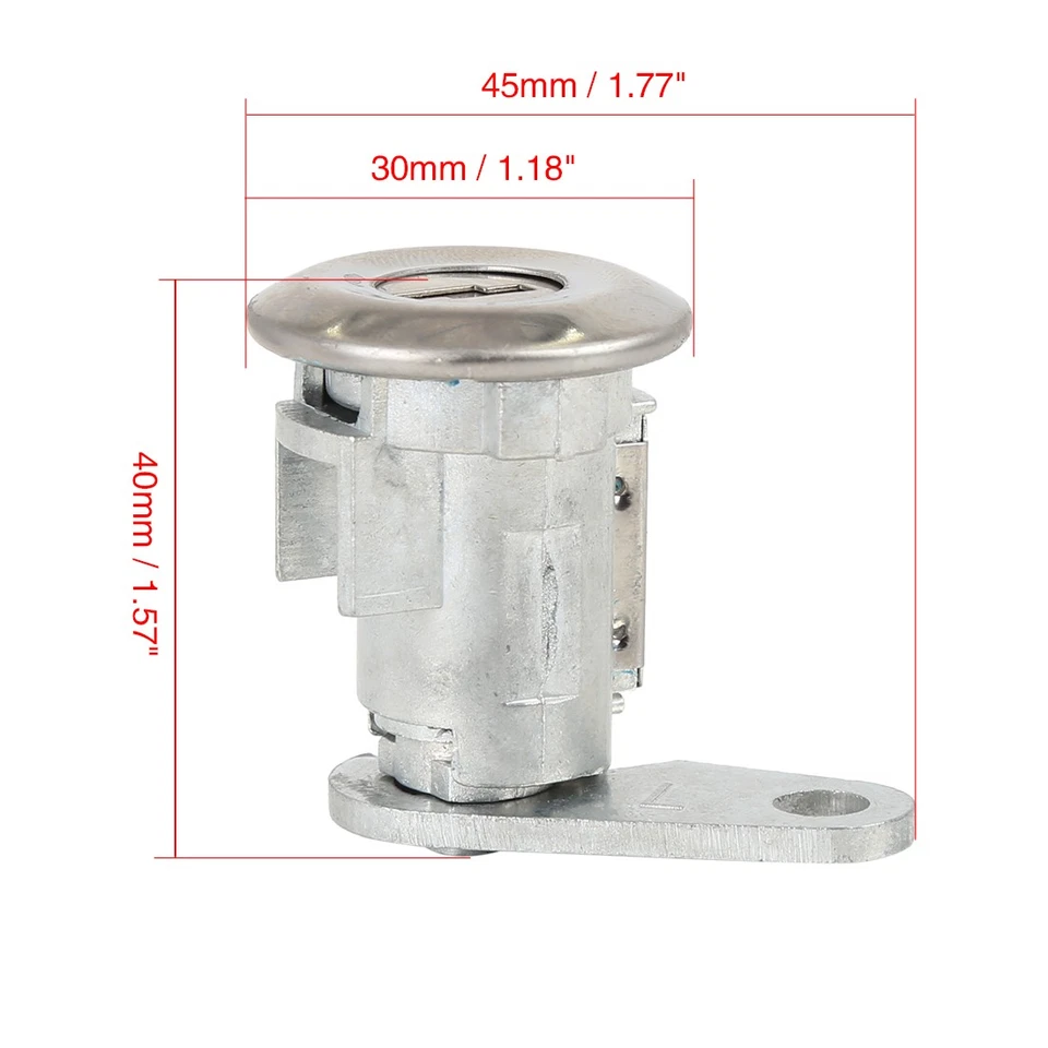 Par de cilindros de cerradura de puerta con 2 llaves para Ford para Ranger 1983-1992  Foto 2 de 4