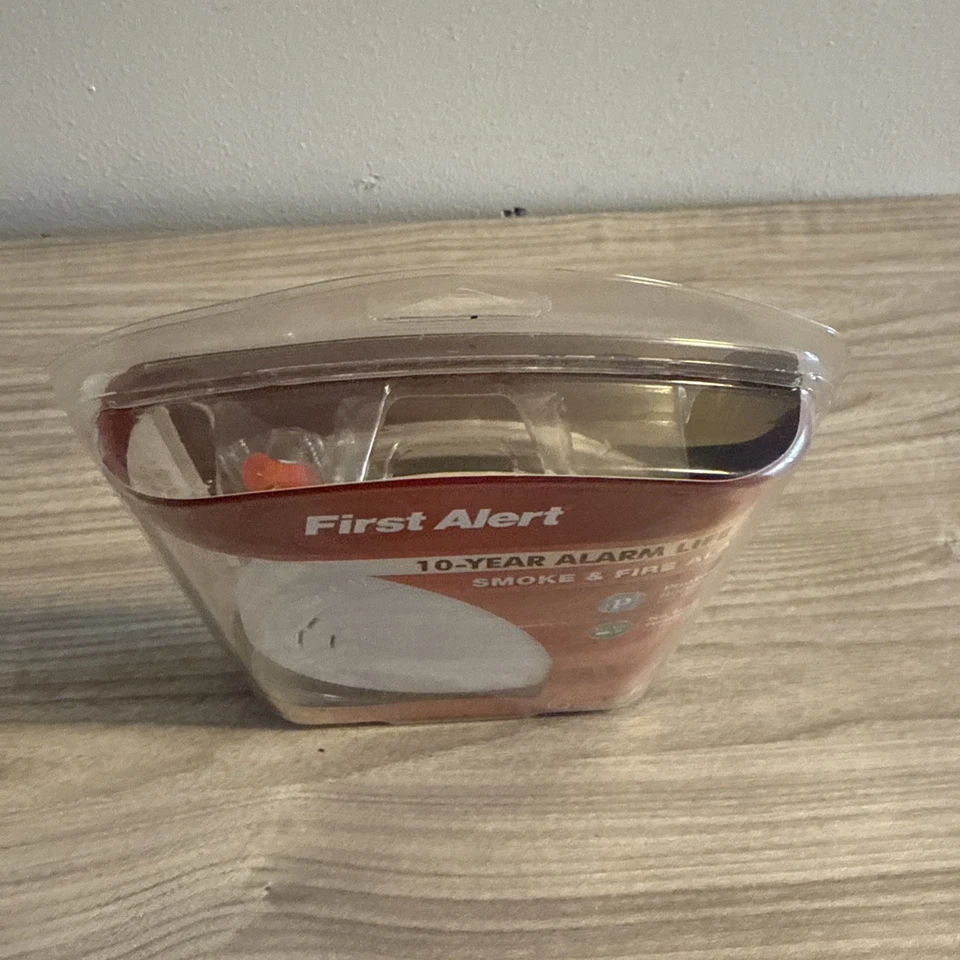First Alert 10 Jahre Alarm PR710 Fotoelektrischer Rauch Feuermelder Weiß Slim - Bild 3 von 4
