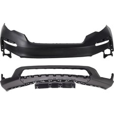 Pair Set of 2 Bumper Covers Front Upper for Honda Pilot 2019-2022