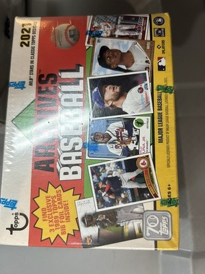 2021 Topps Archives Baseball Cards Factory Sealed Blaster Box 
