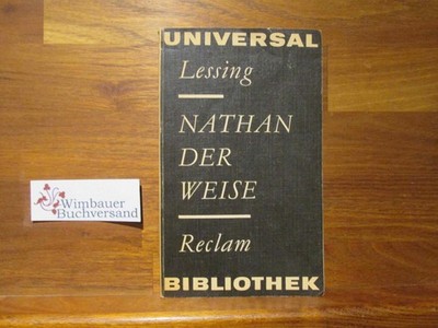 Nathan der Weise : e. dramat. Gedicht in 5 Aufzügen. Reclams Universal-Bi 267755