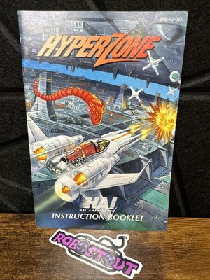 Hyperzone (Super Nintendo SNES) Manual instruction booklet only 