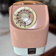 Payphone Japanese Public Phone 10 Yen Pink Telephone Vintage Retro Antique Japan