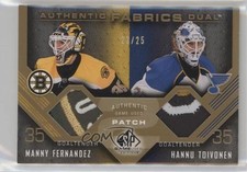 2007-08 SP Game Used Edition 23/25 Manny Fernandez Hannu Toivonen Dual Patch 8h6