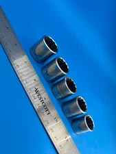SK Tools Socket Set 3/8” Drive 5/8” to 7/8” 5 Pieces T-11-14