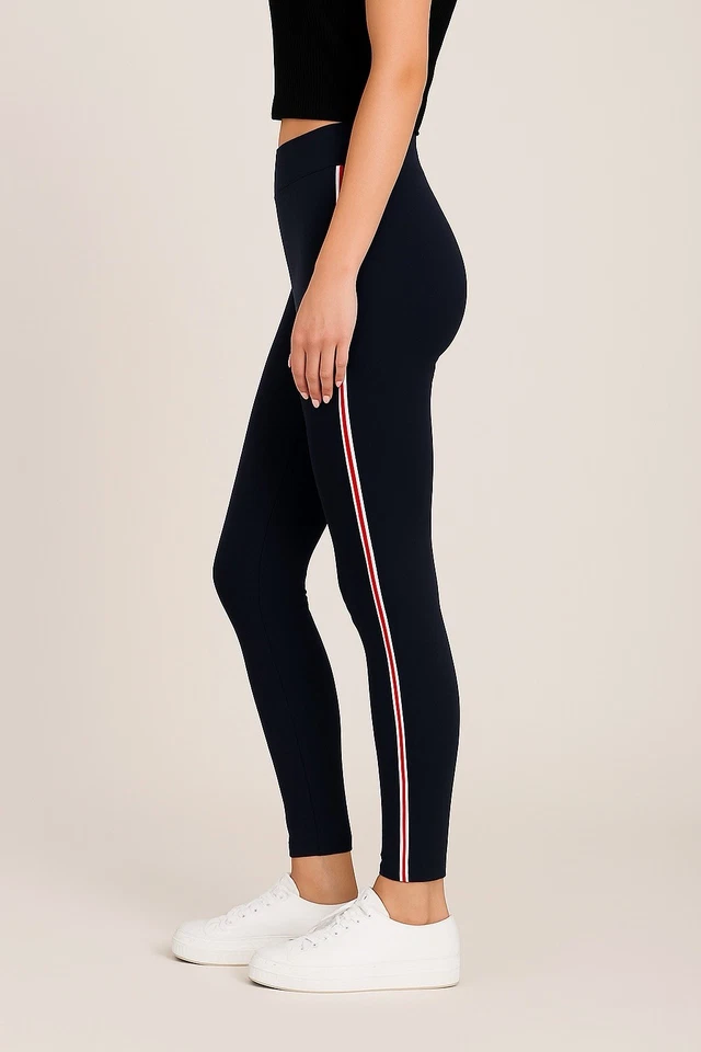 Tommy Hilfiger Women’s Navy Iconic Legging – Size S - Image 2 of 4