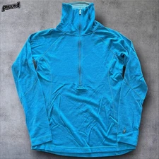 Smartwool Pullover Mens Large Half Zip Merino Wool Outdoor F16 SW0NP229