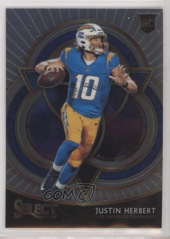 2020 Panini Select Phenomenon Justin Herbert #P19 2v7