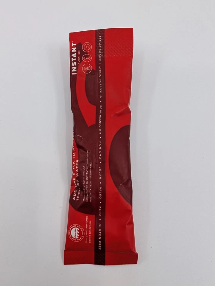 NOVO Mix de Bebida Eletrólita de Hidratação Instantânea Cereja Limeada 30 Ct Pacotes de Bastão - Imagem 3 de 4