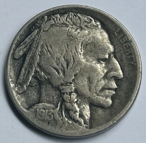 1913-D Type 1 Buffalo Nickel
