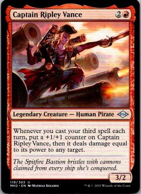 Captain Ripley Vance 119 Uncommon Modern Horizons 2 Magic: The Gathering LP