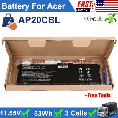  Laptop Battery AP20CBL For Acer Swift 3 SF314-43/511 Aspire 5 A515 31CP5/82/70