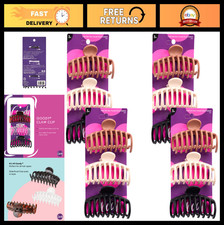 Large Spiral Claw Clips 12-Pack - Assorted Colors Hair Accessories for All Ages