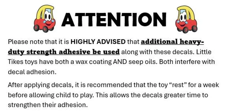 Adesivos de substituição fit Little Tikes aconchegante cupê carro DINOSSAURO passeio em brinquedo casca - Imagem 2 de 2