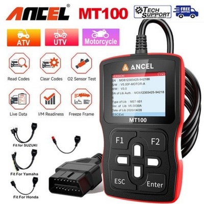ANCEL MT100 Motorrad Scanner Code Reader für Motor ABS HONDA Suzuki Yamaha