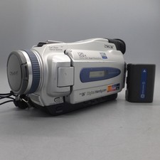 Sony Handycam DCR-TRV16E Handheld MiniDV Camcorder Silver Tested