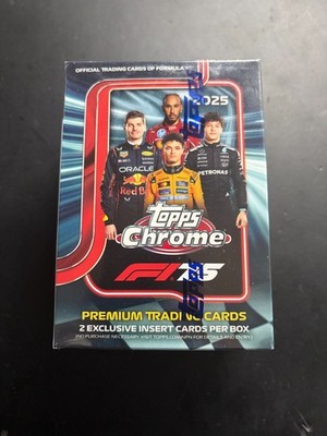 Topps Chrome 2025 F1 Formula 1 Value Blaster Box
