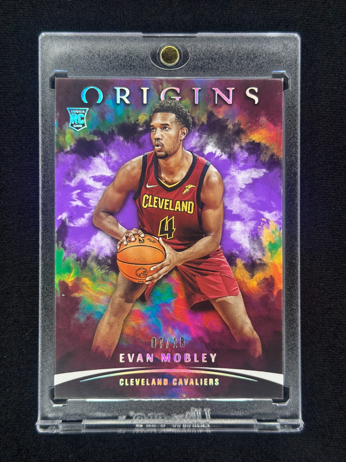 Evan Mobley 2021 Panini Origins Rookie FOTL Purple RC /18 Cavaliers