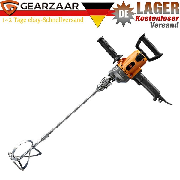 RüHrwerk FüR Spachtelmasse 2 In 1 3200W Mischbohrmaschine 1600 U/Min Profi 220V-image