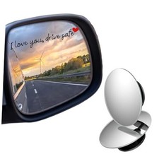 3pcs I Love You Drive Safe Rearview Mirror Sticker, with 2pcs Blind Spot