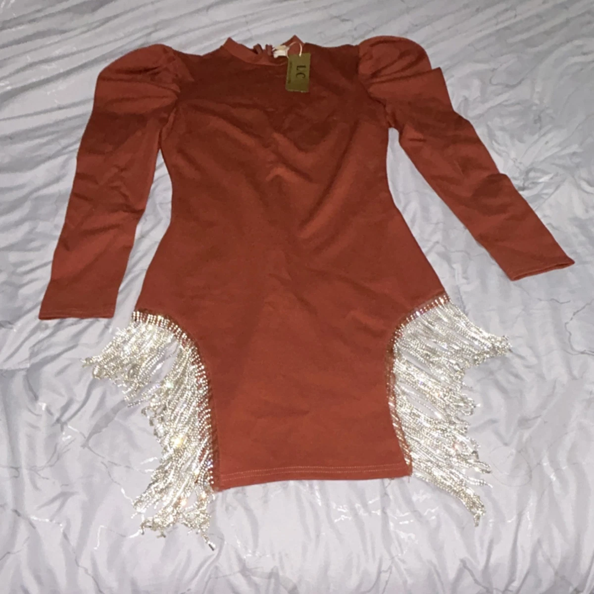knee length dresses for ladies Alison Long Sleeve Maxi Dress - Cream main image 0