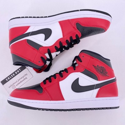 Size 10.5 - Jordan 1 Mid Chicago Black Toe 2020 for sale online | eBay