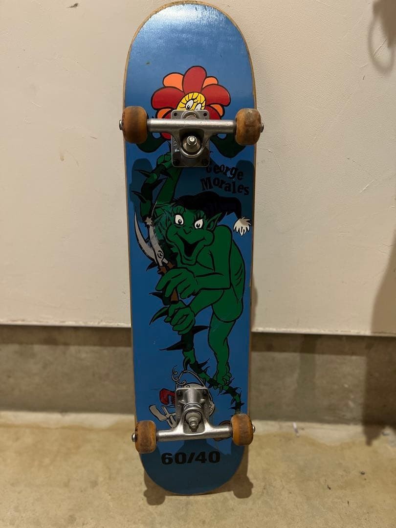 Vintage 90s 60/40 George Morales Mark Gonzales Skateboard complete