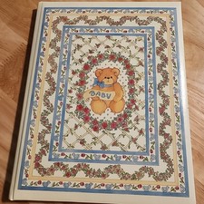 Vintage 1986 Lucy Rigg Baby Book Bears Never Used C R Gibson Original Box