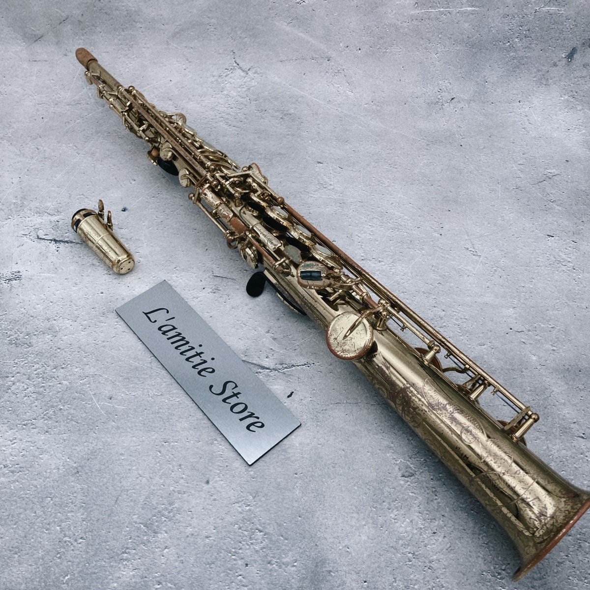 Yamaha YSS-62 & Hard Case Soprano Saxophone Sax Tested Vintage 