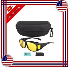 Night Driving Glasses Anti Glare Polarized Night Vision Fit Over for Men Women