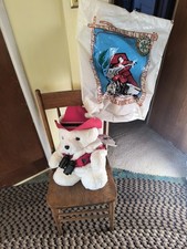 Rare 1995 Santa Bear Daytons Macy With Rare Original Bag.