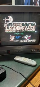 Turbografx 16 Turbo Grafx 16 Game Legendary Axe Complete in Case W/Manual 