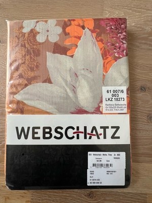 Webschatz Bettwäsche Renforce Set Decke 155 x 220cm, Kissen 80 x 80cm *Neu OVP*
